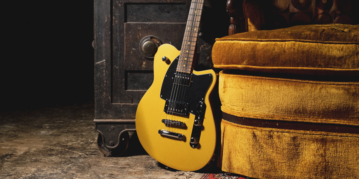 Russo Music Exclusive GoldTop Darkback Reverend Charger HB