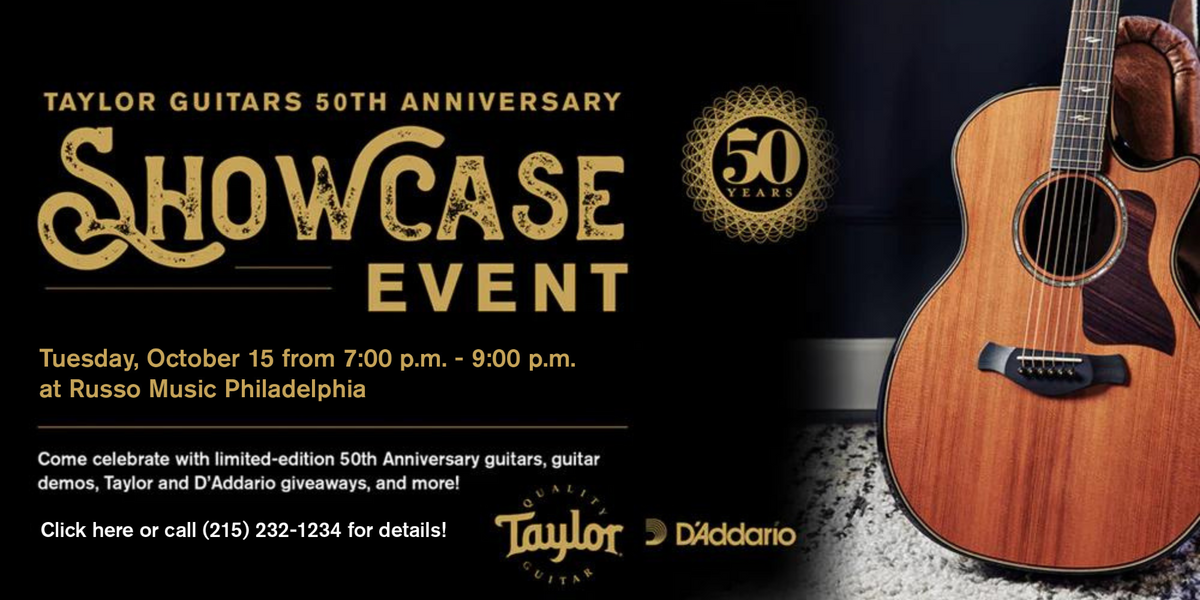 Taylor 50th Anniversary Showcase Event in Philadelphia