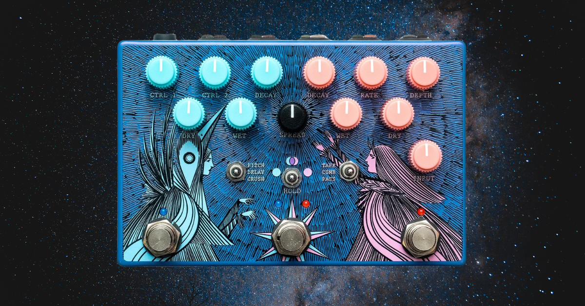 Old Blood Noise Endeavors Dark Light Dual Reverb Effect Pedal