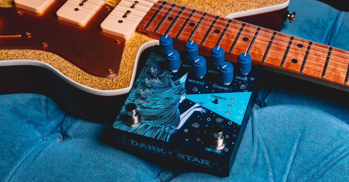 Old Blood Noise Endeavors Dark Star Stereo Reverb Effect Pedal