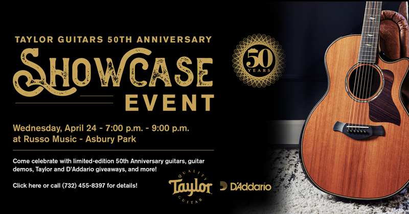 Taylor 50th Anniversary Showcase Event in Asbury Park