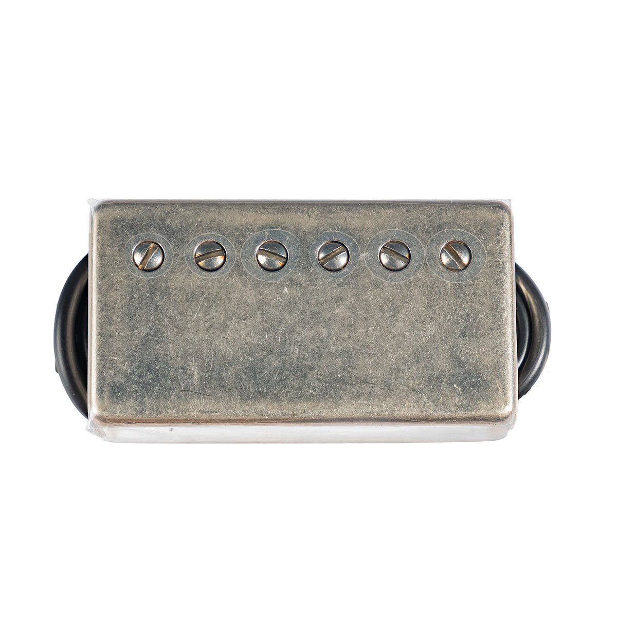 Lollar Monolith Humbucker Pickup, Neck, 4 Conductor, Lightly Aged Nickel