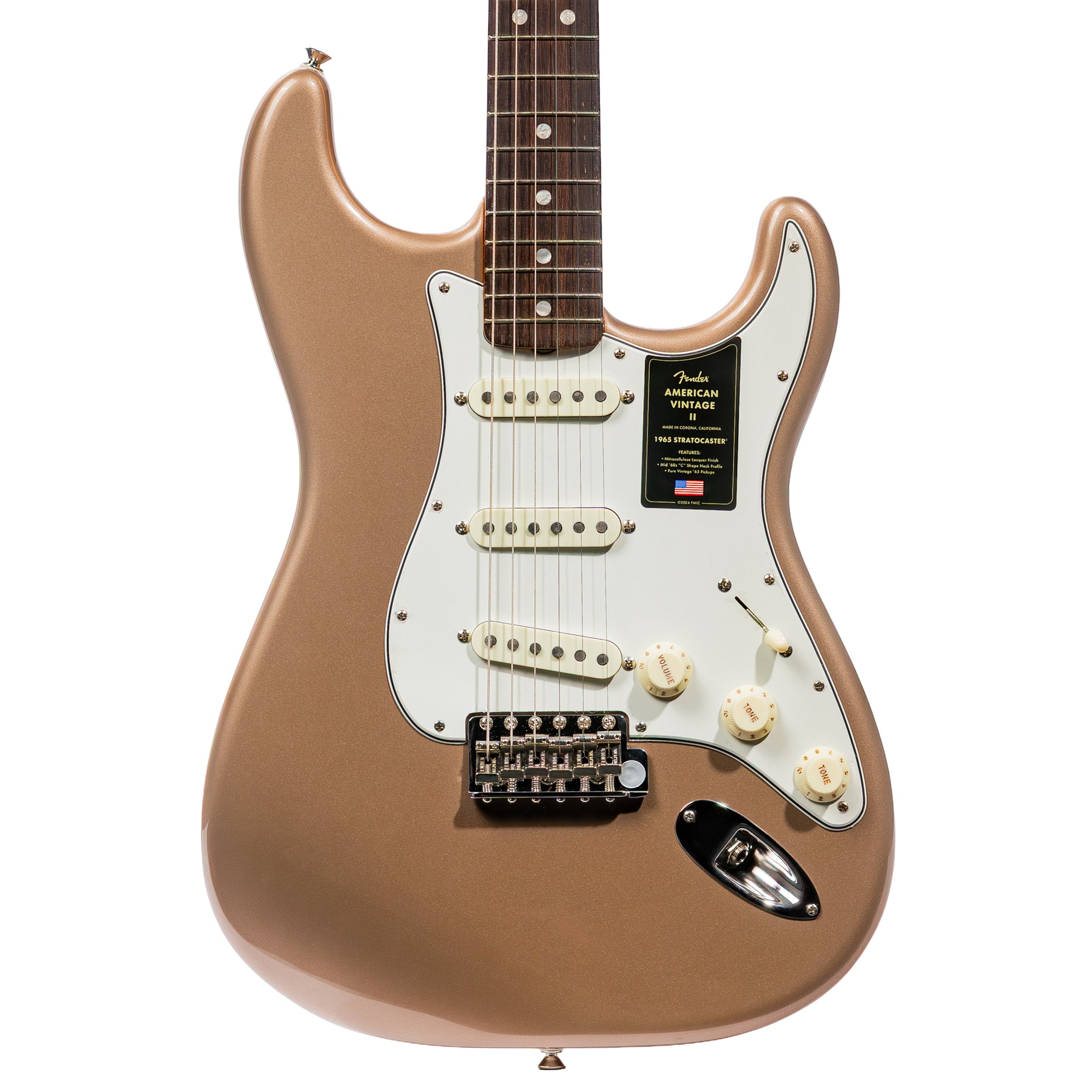 Fender American Vintage II 1965 Stratocaster Electric Guitar, Rosewood