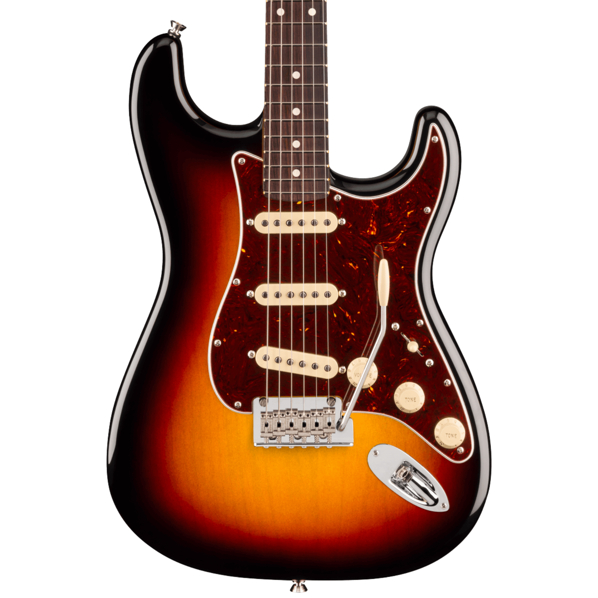Fender American Professional Stratocaster Electric Guitar, Rosewood Fingerboard, 3-Color Sunburst