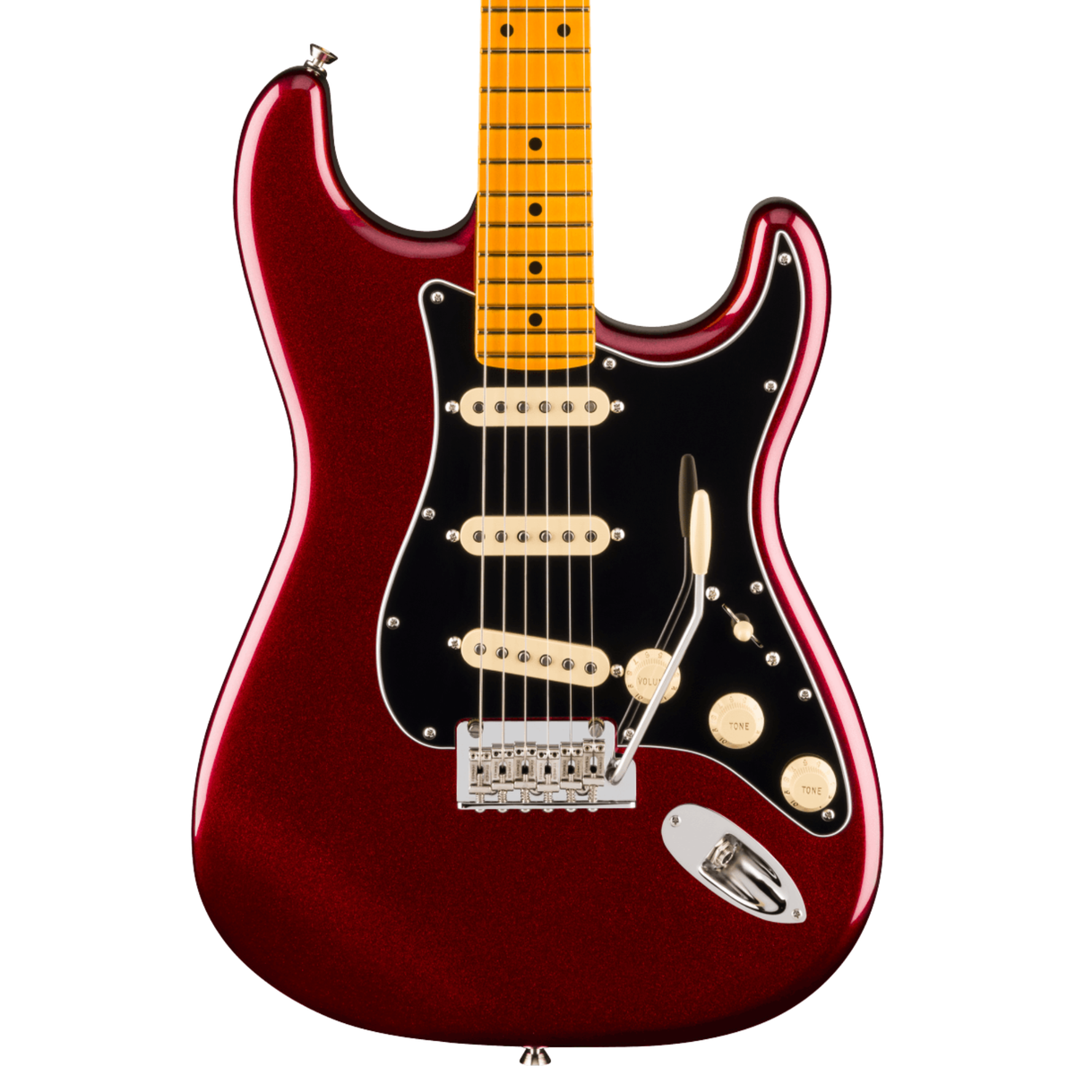 Fender American Professional Stratocaster Electric Guitar, Maple Fingerboard, Oxblood