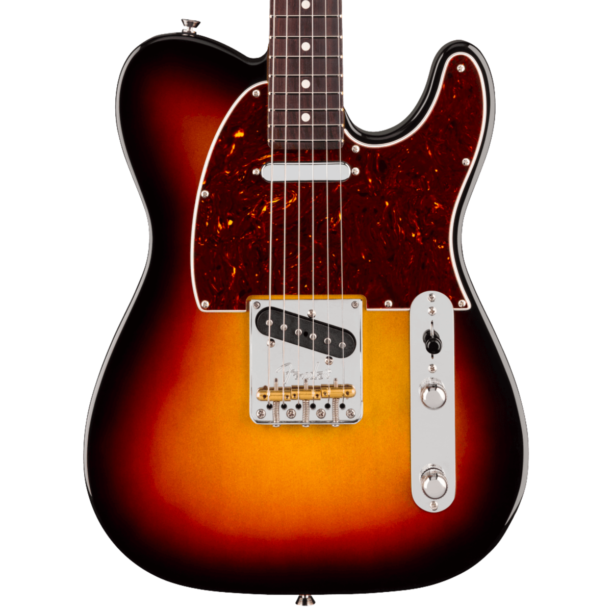 Fender American Professional Telecaster Electric Guitar, Rosewood Fingerboard, 3-Color Sunburst
