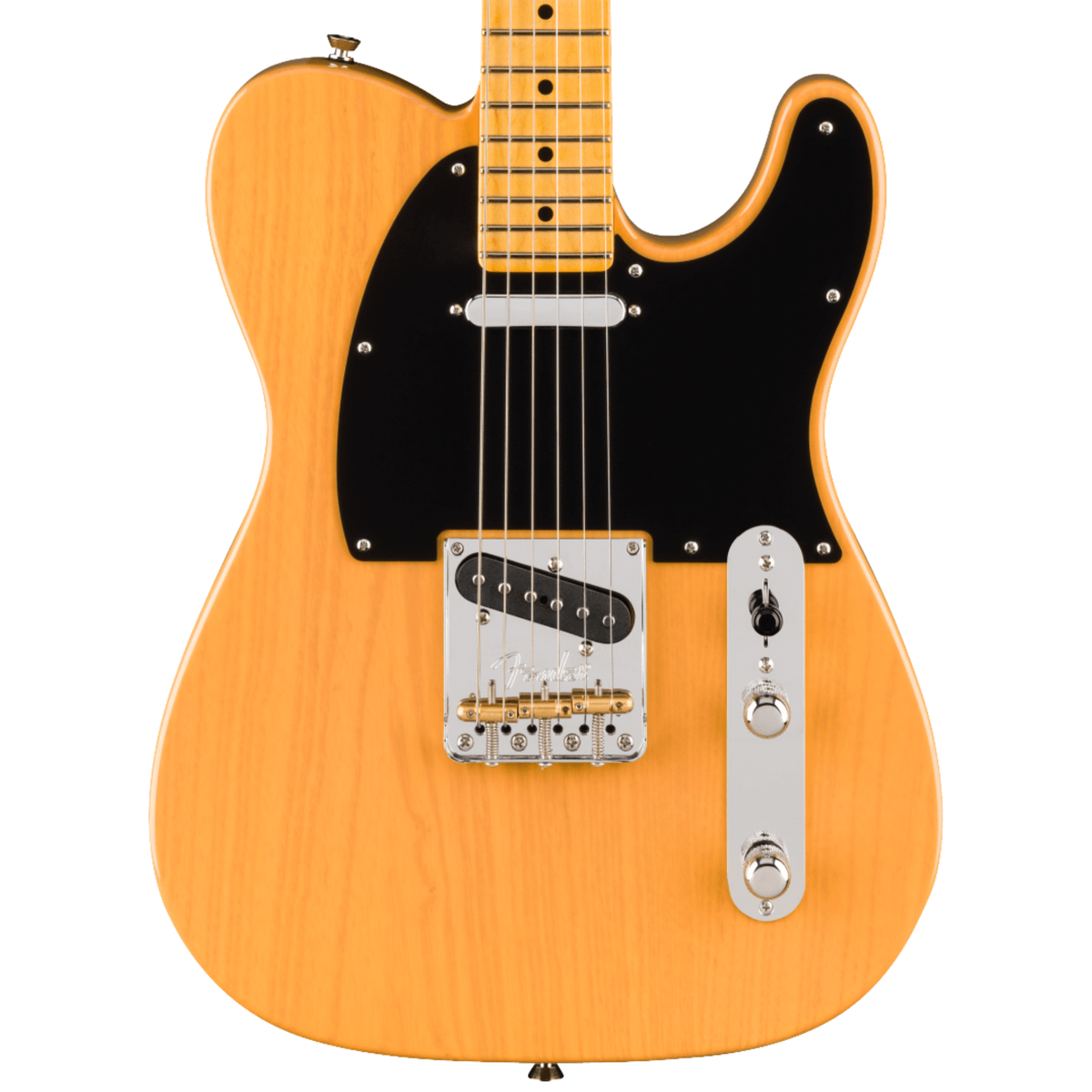 Fender American Professional Telecaster Electric Guitar, Maple Fingerboard, Butterscotch Blonde