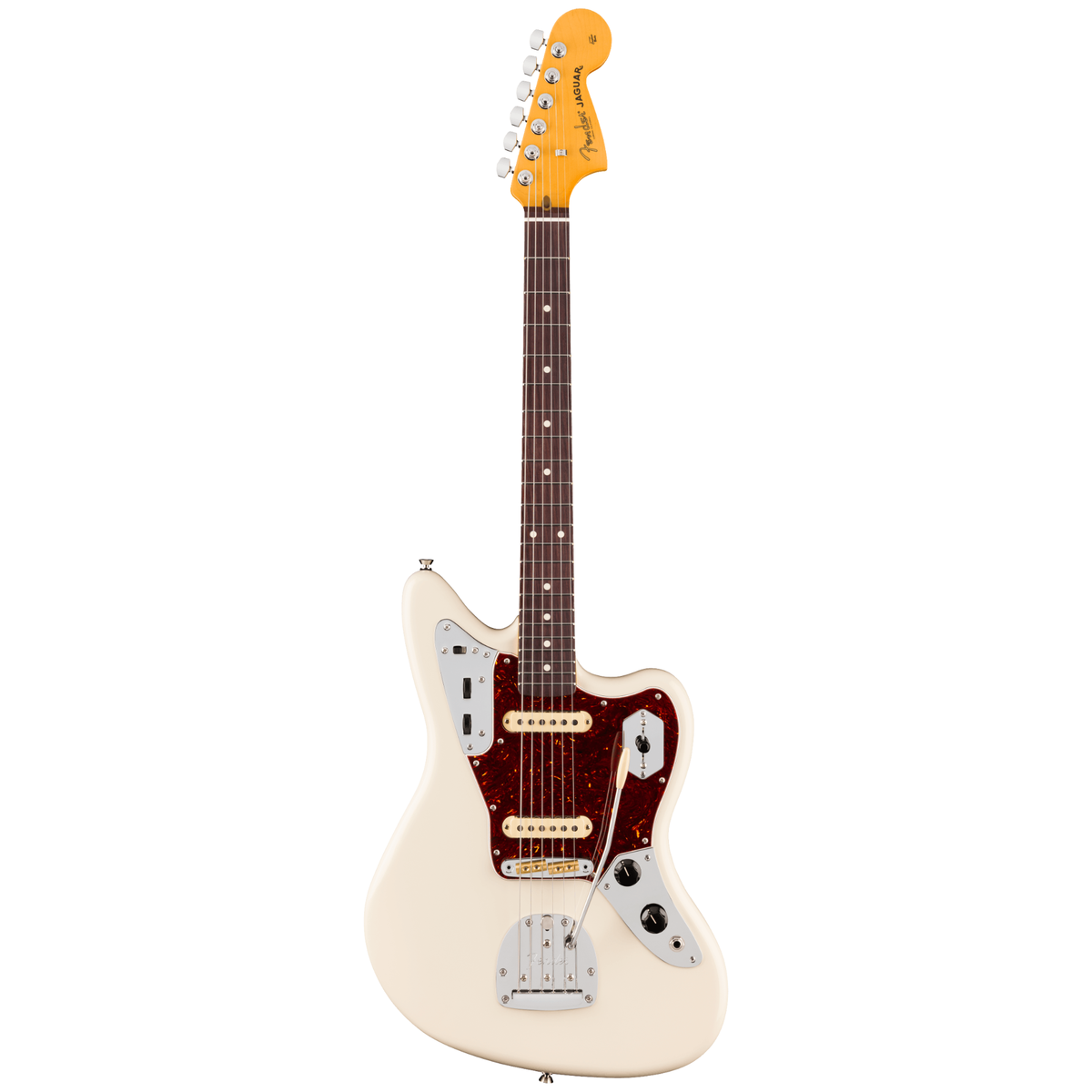 Fender American Professional Jaguar Electric Guitar, Rosewood Fingerboard, Olympic White