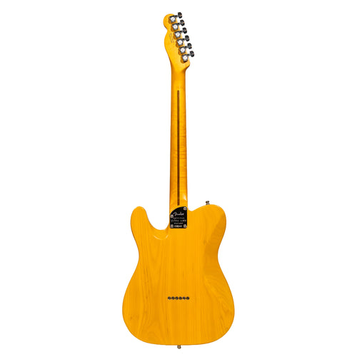 Fender American Ultra Luxe Vintage '50s Telecaster Electric Guitar, Butterscotch Blonde