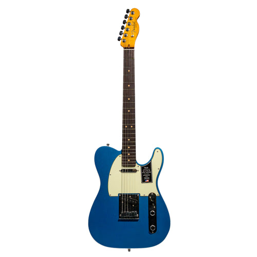 Fender American Ultra Luxe Vintage '60s Telecaster Custom Electric Guitar, Lake Placid Blue