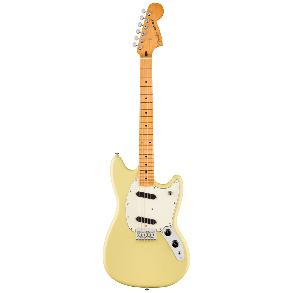 Fender Player II Mustang Electric Guitar, Maple Fingerboard, Hialeah Yellow