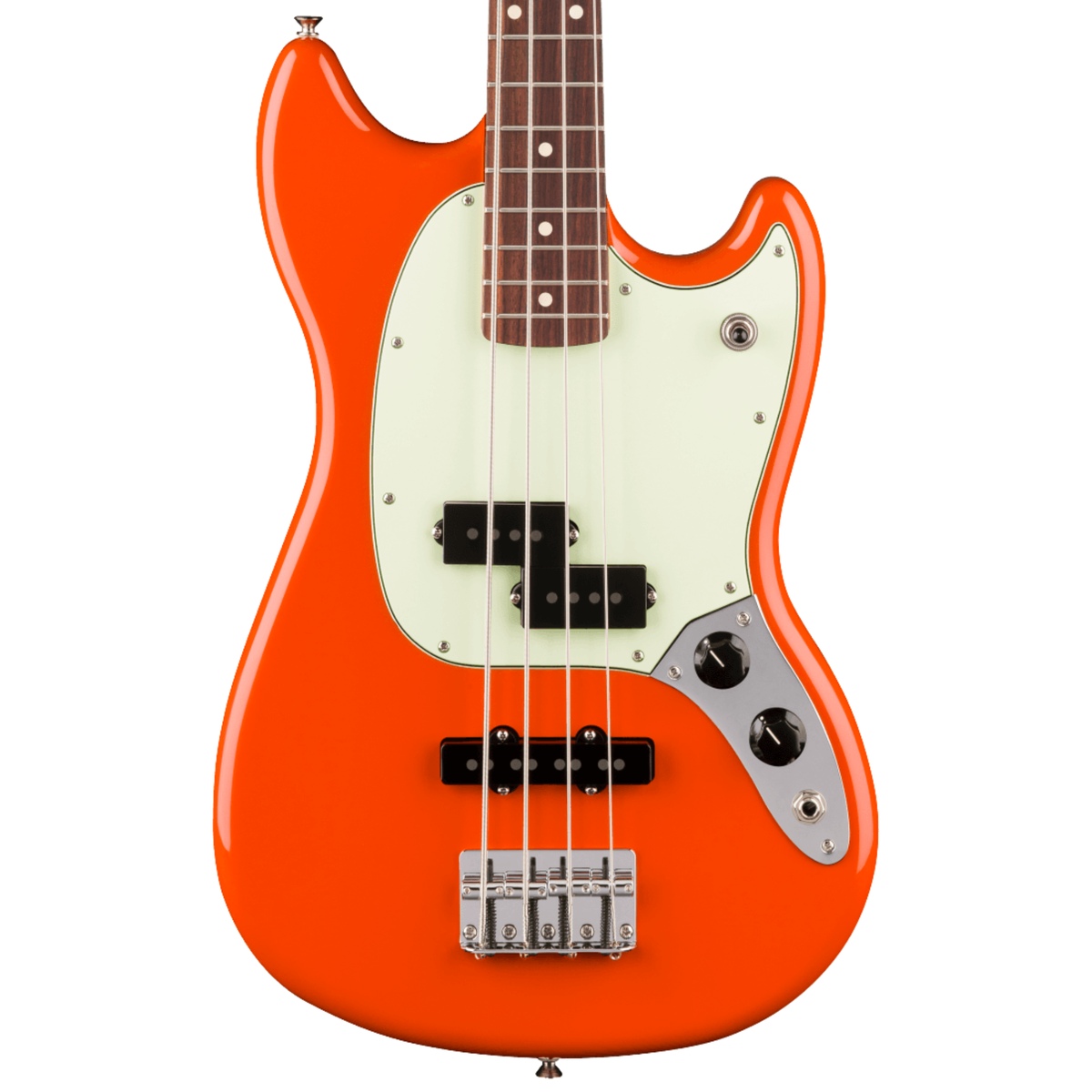 Fender Player II Mustang Bass PJ, Rosewood Fingerboard, Rallye Orange