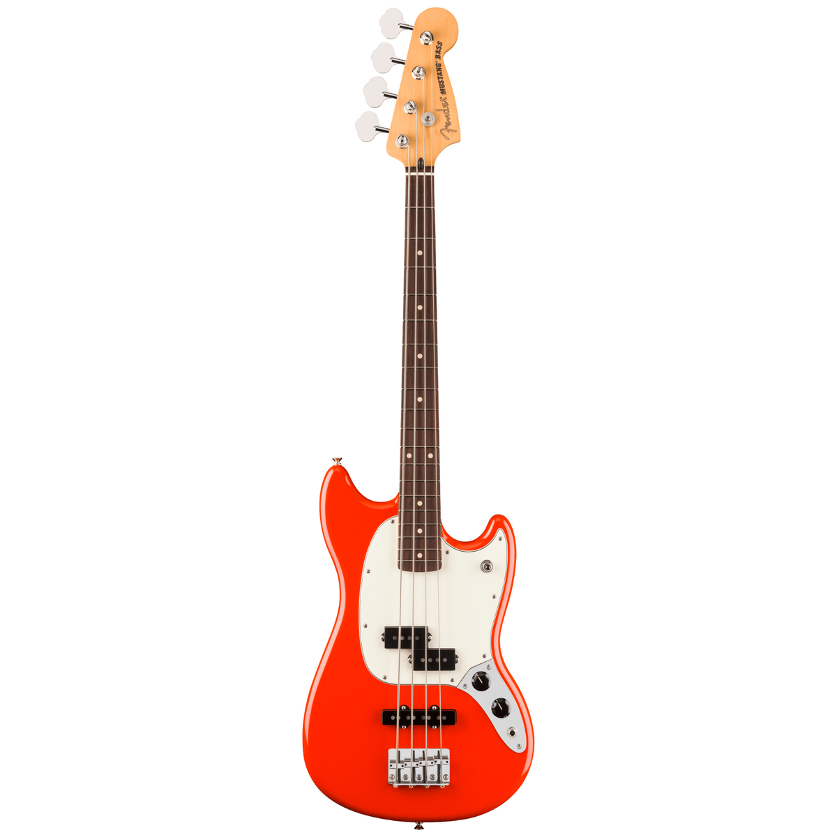 Fender Player II Mustang Bass PJ, Rosewood Fingerboard, Coral Red