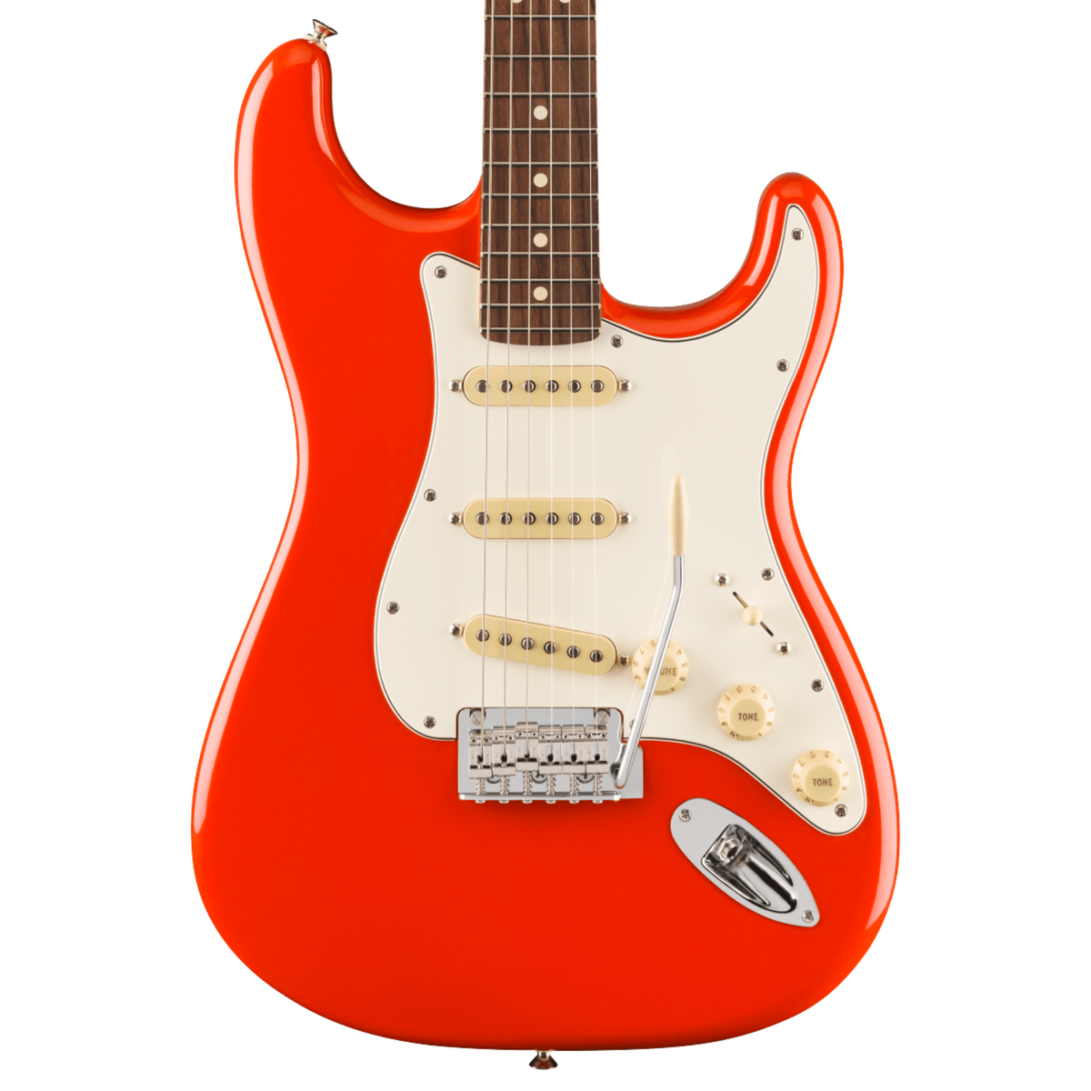 Fender Player II Stratocaster Electric Guitar, Rosewood Fingerboard, Coral Red