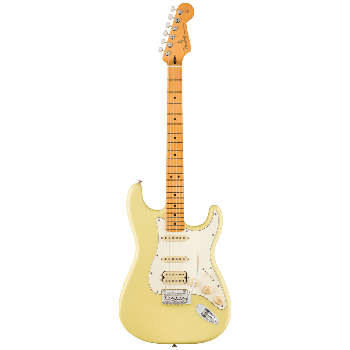 Fender Player II Stratocaster HSS Electric Guitar, Maple Fingerboard, Hialea Yellow