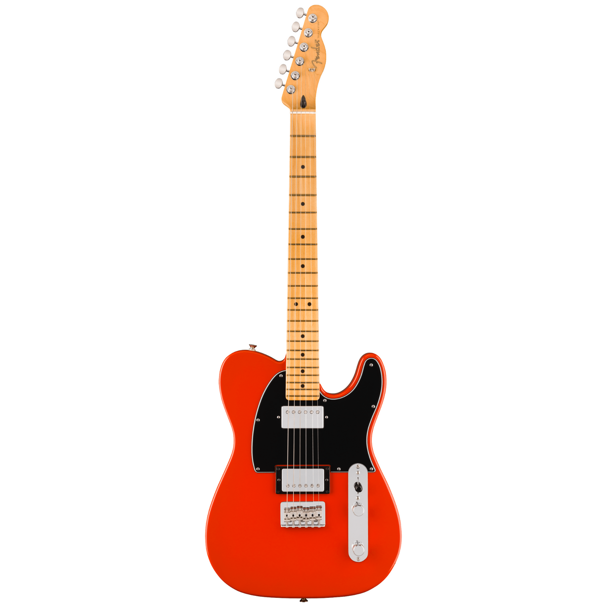 Fender Player II Telecaster HH Electric Guitar, Maple Fingerboard, Coral Red