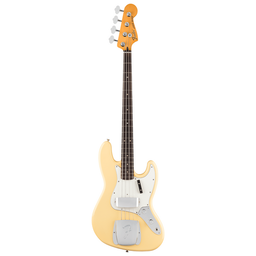 Fender Limited Edition Laura Lee Jazz Bass Guitar, Rosewood Fingerboard, Vintage White