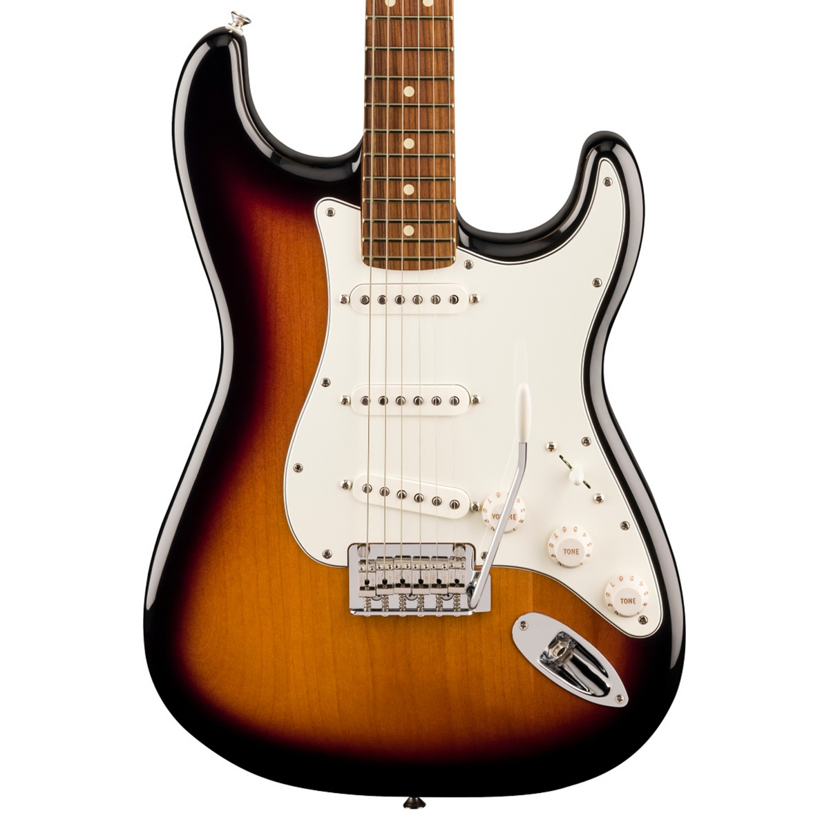 Fender 70th Anniversary Player Stratocaster Electric Guitar, Pau Ferro, Anniversary 2-color Sunburst
