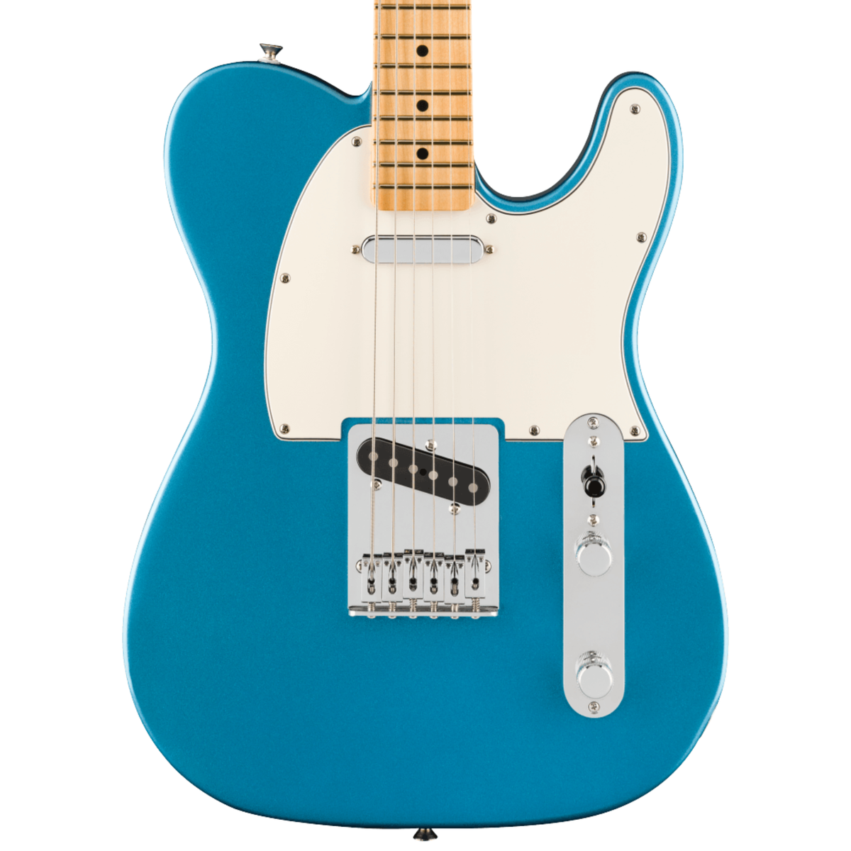 Fender 75th Anniversary Player II Baritone Telecaster Electric Guitar, Lake Placid Blue