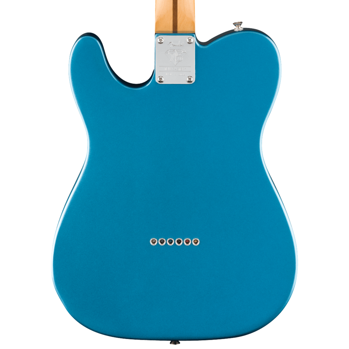 Fender 75th Anniversary Player II Baritone Telecaster Electric Guitar, Lake Placid Blue