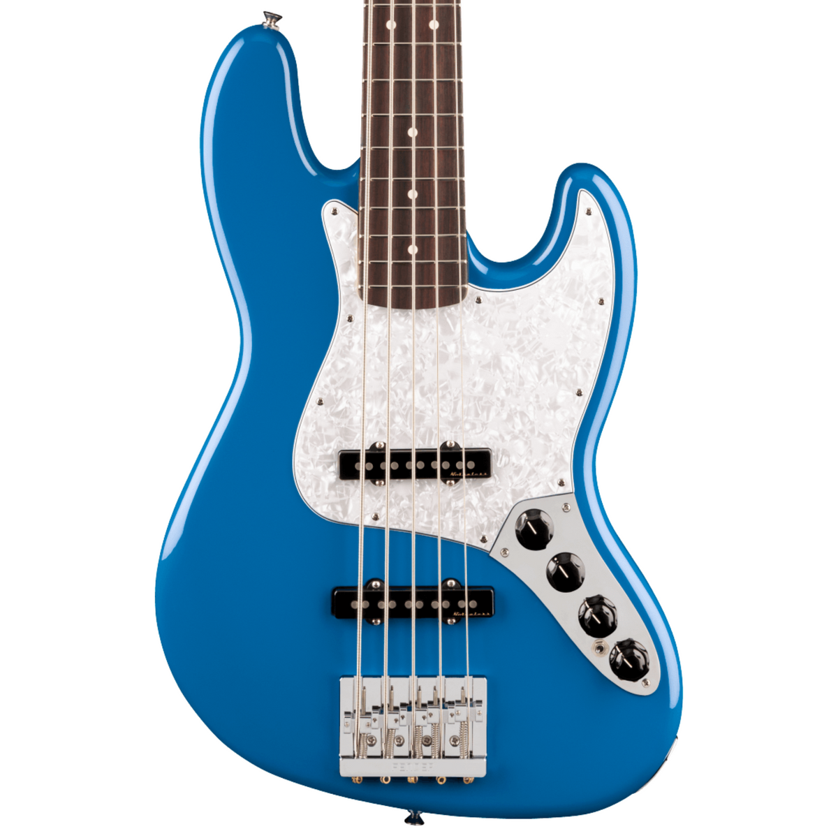 Fender Player II Modified Active Jazz Bass V Guitar, Rosewood Fingerboard, Electric Blue