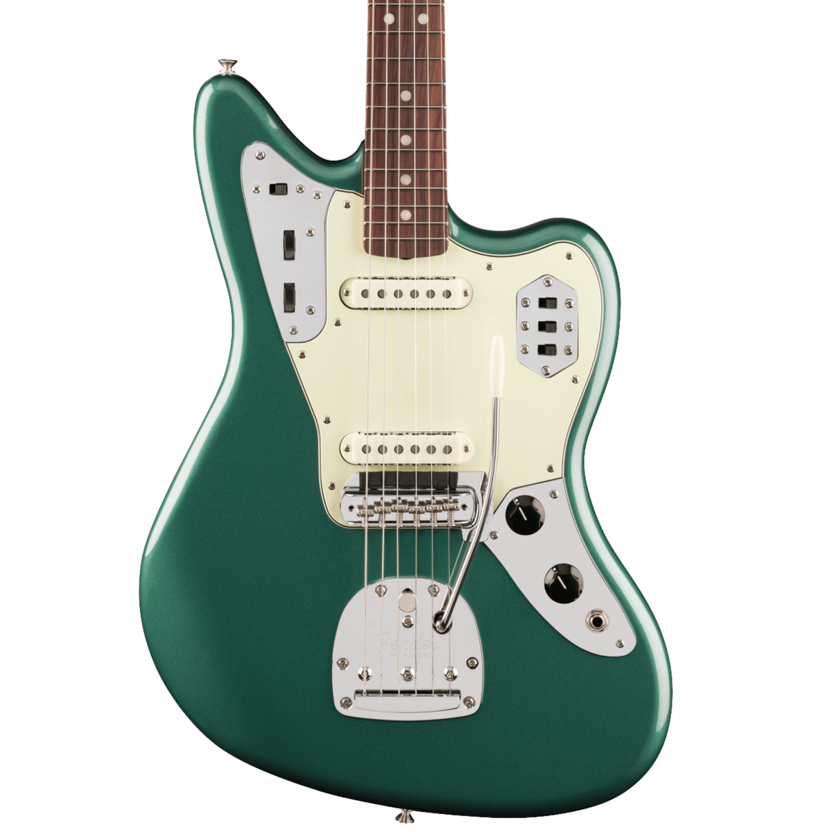 Fender Vintera III Mid '60s Jaguar Electric Guitar, Sherwood Green Metallic