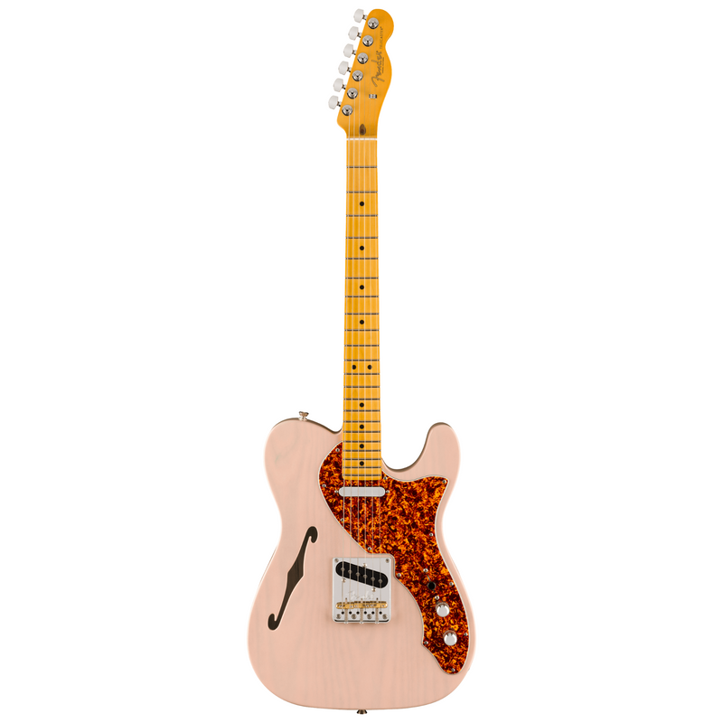 Fender Limited Edition American Professional II Telecaster Thinline, Transparent Shell Pink