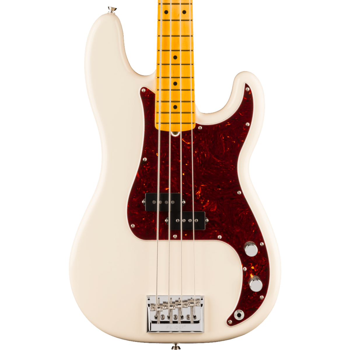 Fender American Professional Precision Bass, Maple Fingerboard, Olympic White