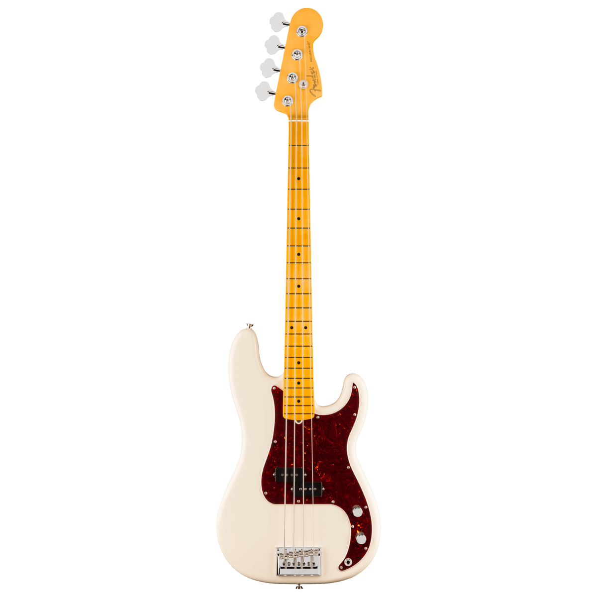 Fender American Professional Precision Bass, Maple Fingerboard, Olympic White