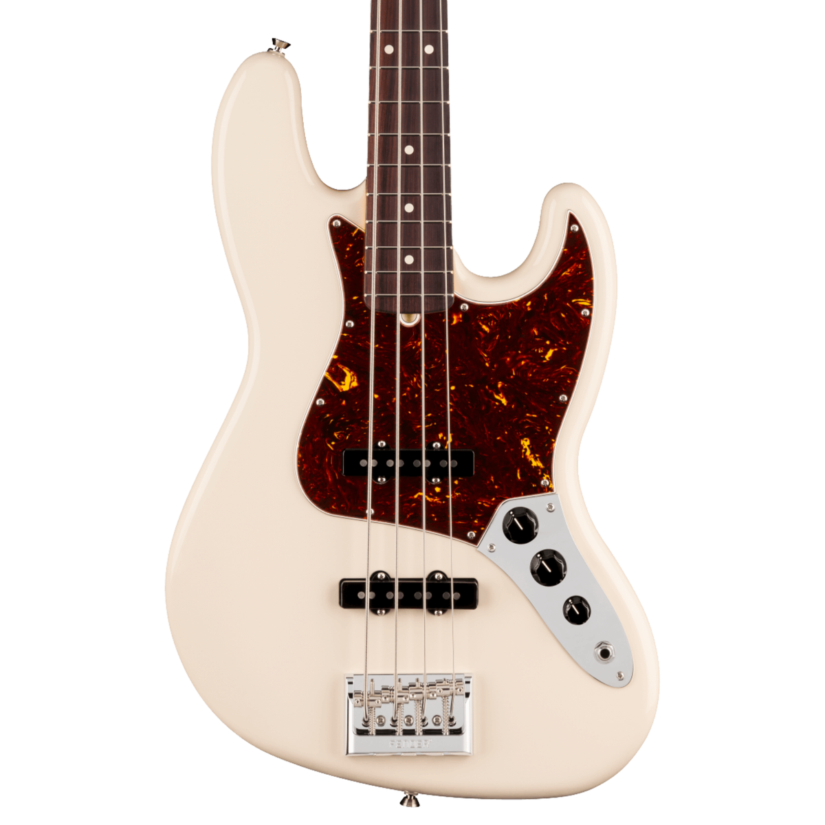 Fender American Professional Jazz Bass, Rosewood Fingerboard, Olympic White