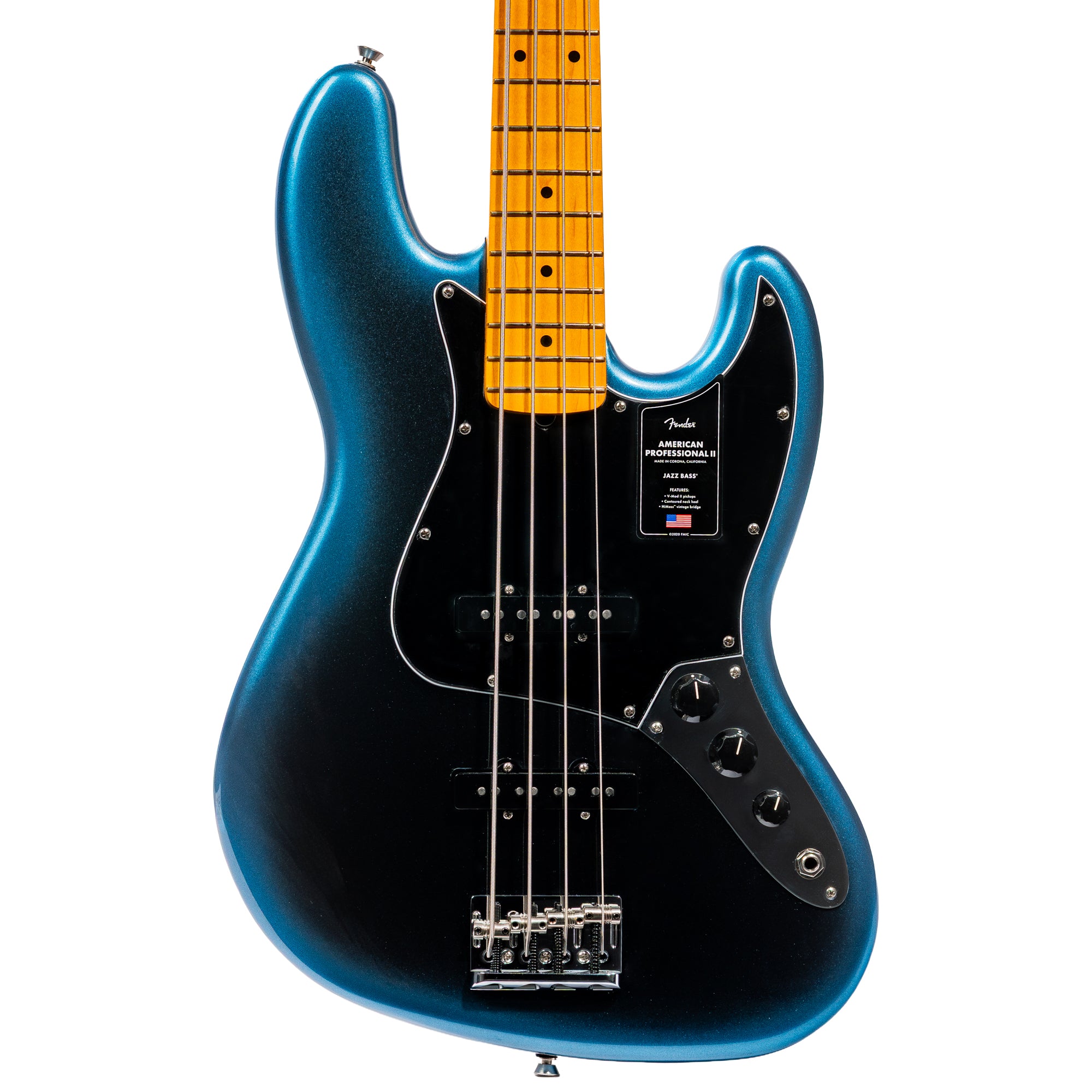 Fender American Professional II Jazz Bass Maple, Dark Night