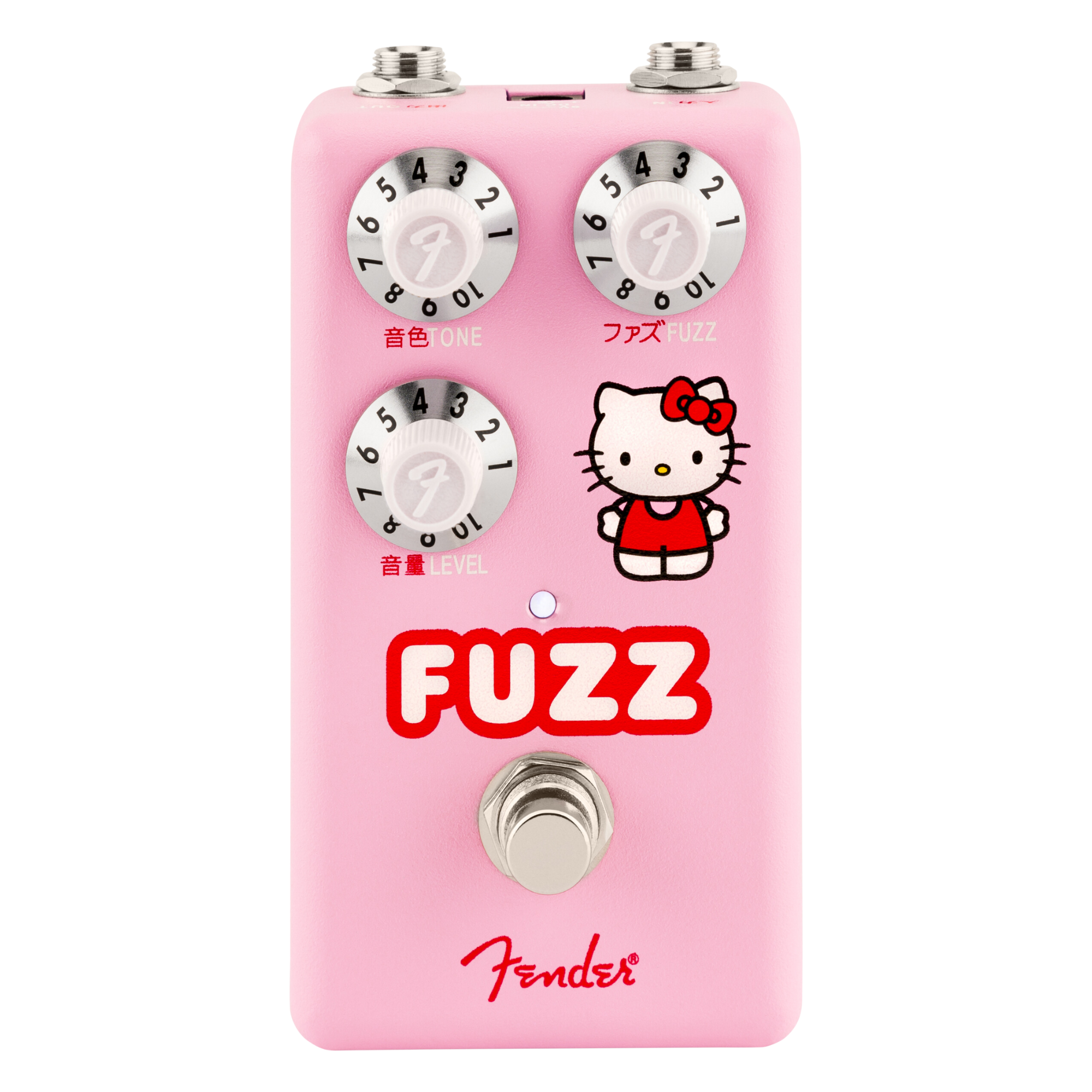 Fender Limited Edition Hello Kitty Fuzz Effect Pedal, Pink Fender Limited Edition Hello Kitty Fuzz Effect Pedal, Pink