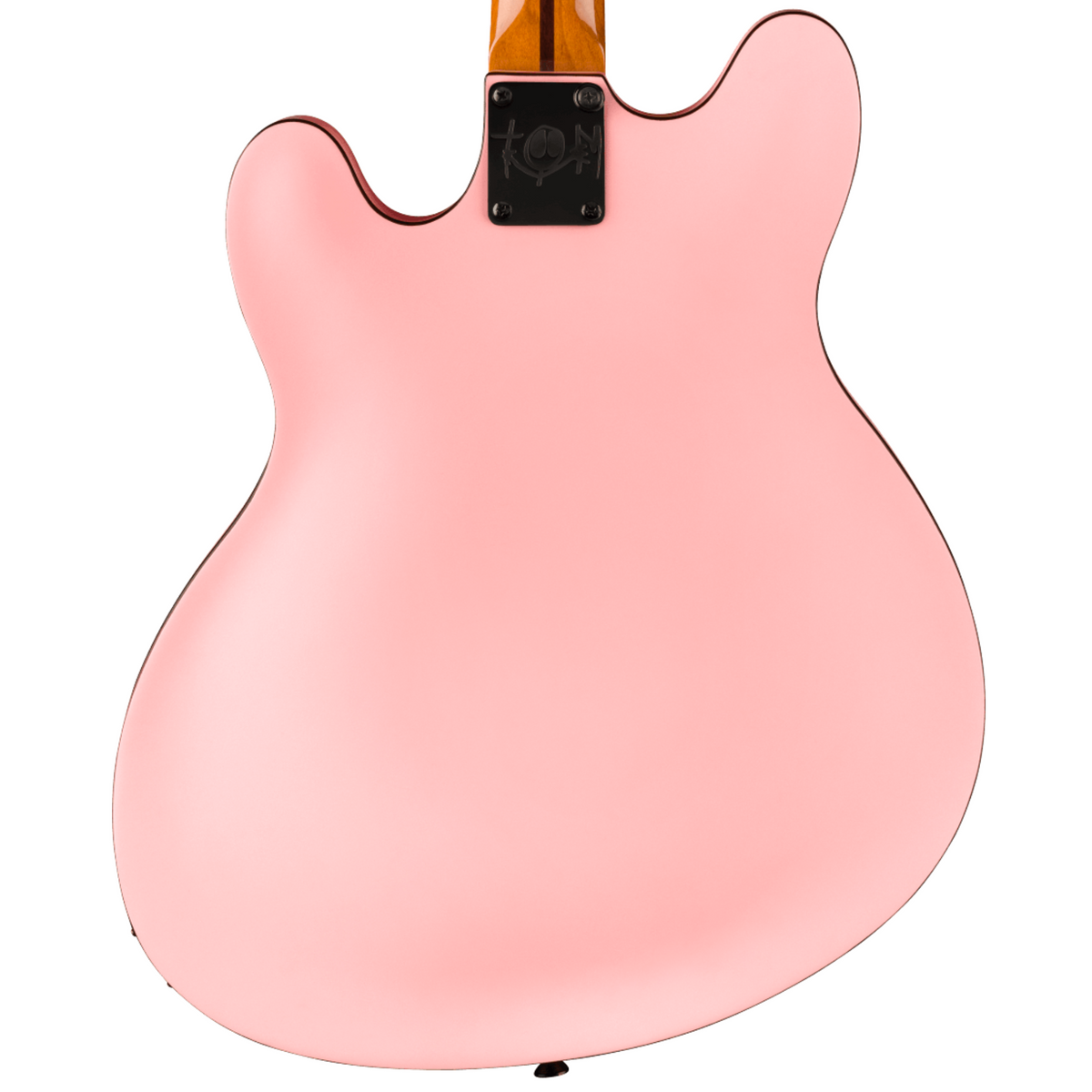 Fender Tom Delonge Starcaster Electric Guitar, Rosewood Fingerboard, Satin Shell Pink