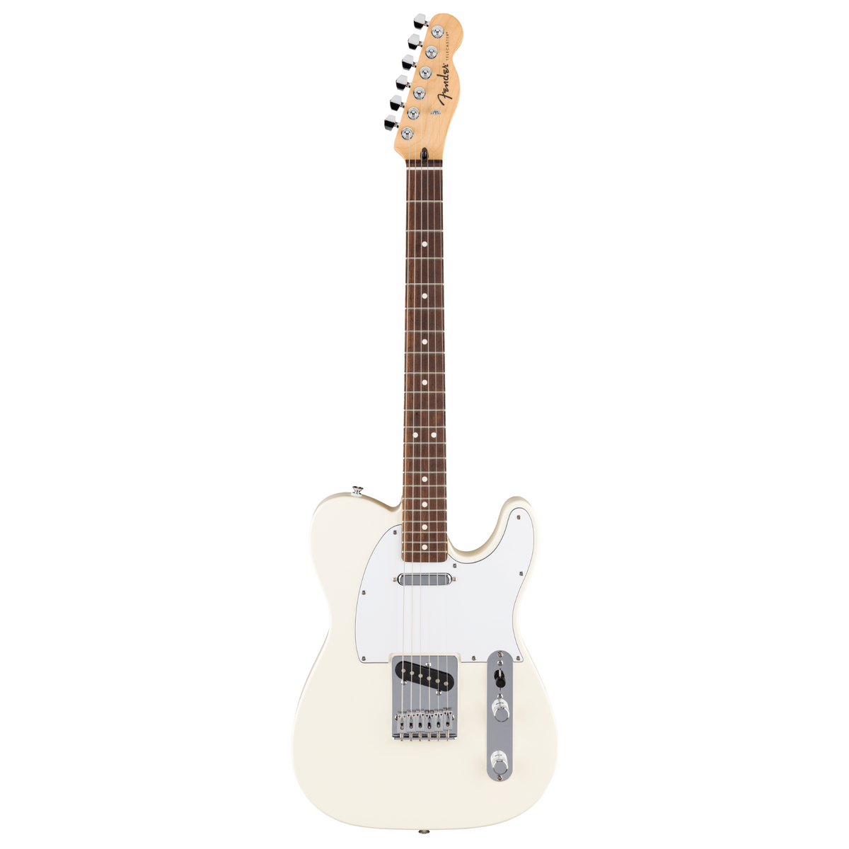 Fender Standard Telecaster Electric Guitar, Laurel Fingerboard, Olympic White