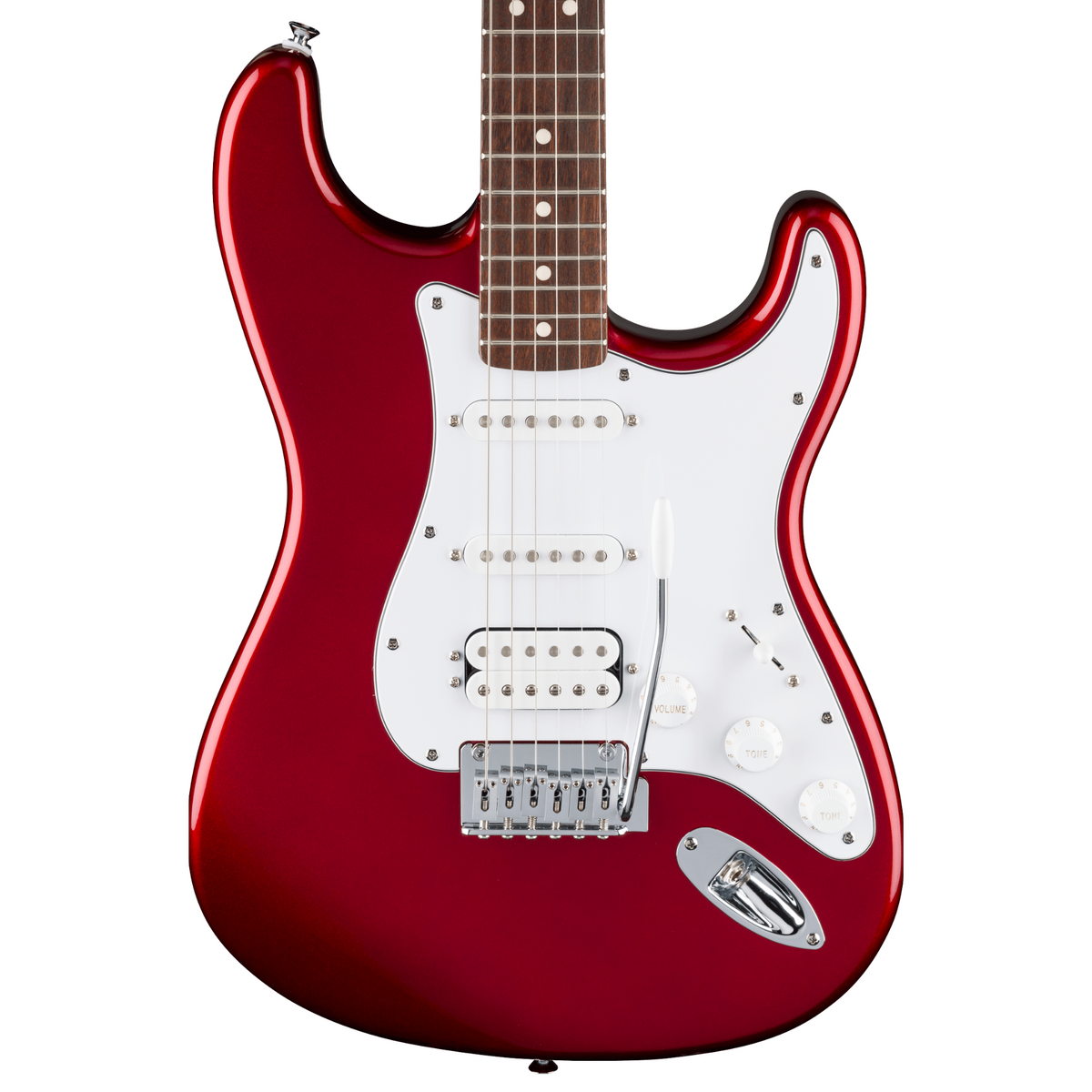 Fender Standard Stratocaster HSS Electric Guitar, Laurel Fingerboard, Candy Cola