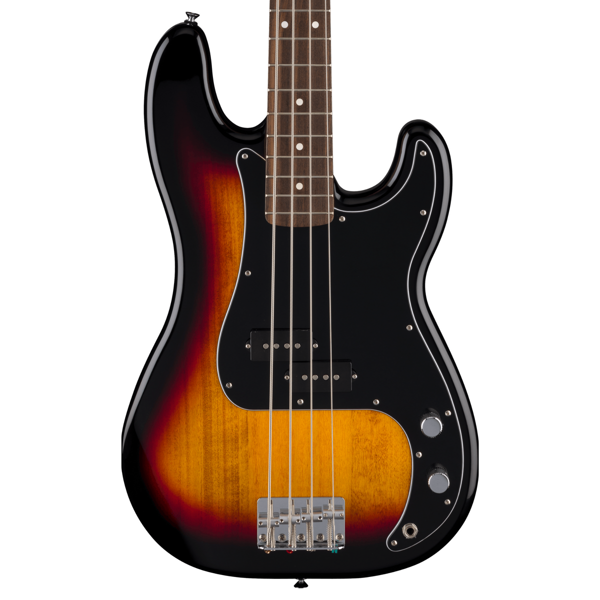 Fender Standard Precision Bass Guitar, Laurel Fingerboard, 3-Color Sunburst