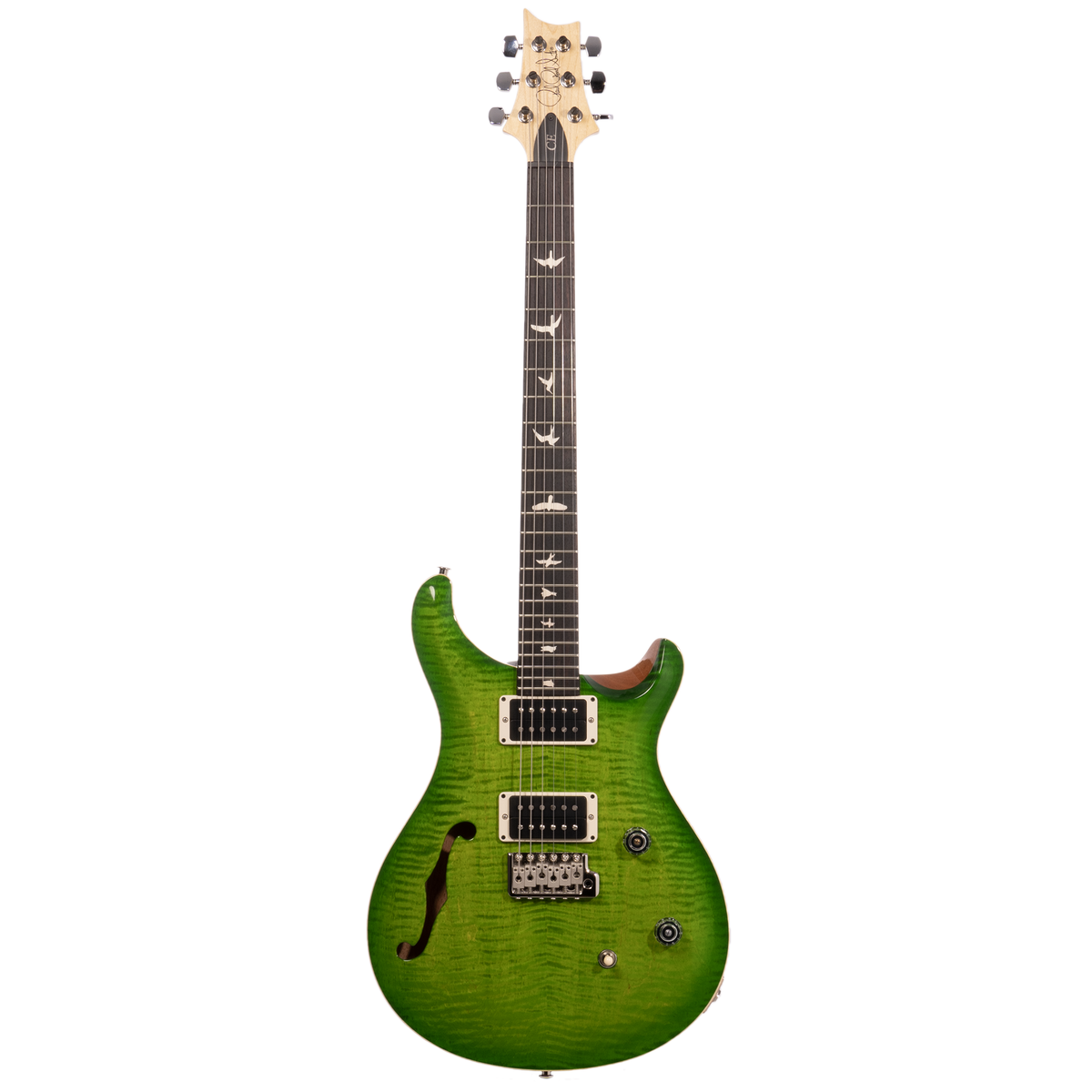 PRS CE24 Semi-Hollow Electric Guitar, Rosewood Fingerboard, Eriza Verde w/ Gig Bag