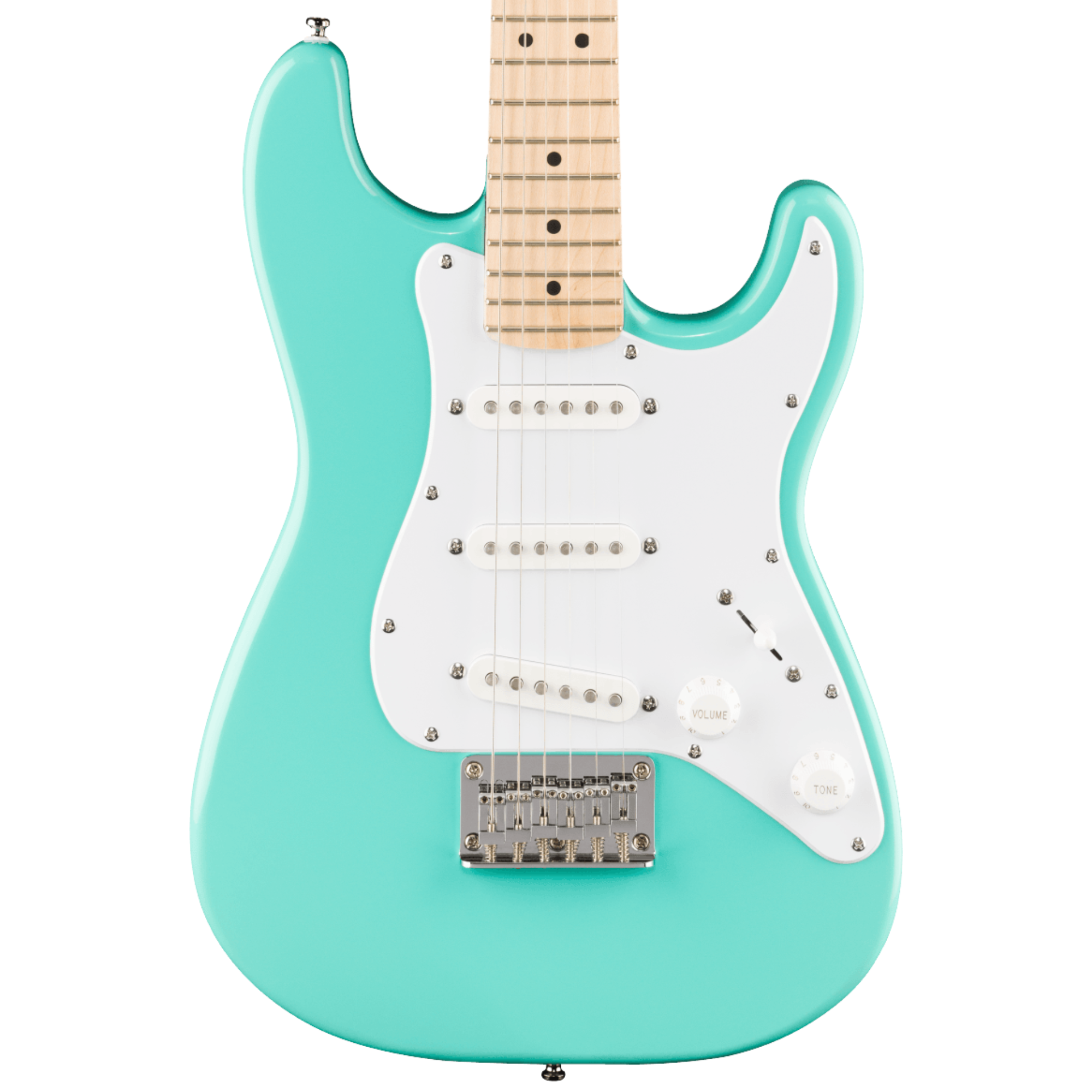 Squier Mini Stratocaster Electric Guitar, Sea Foam Green