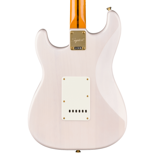 Squier FSR Classic Vibe '50s Stratocaster Electric Guitar, Maple Fingerboard, White Blonde