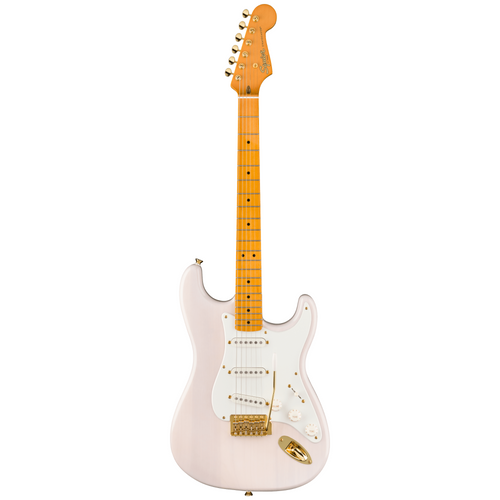Squier FSR Classic Vibe '50s Stratocaster Electric Guitar, Maple Fingerboard, White Blonde