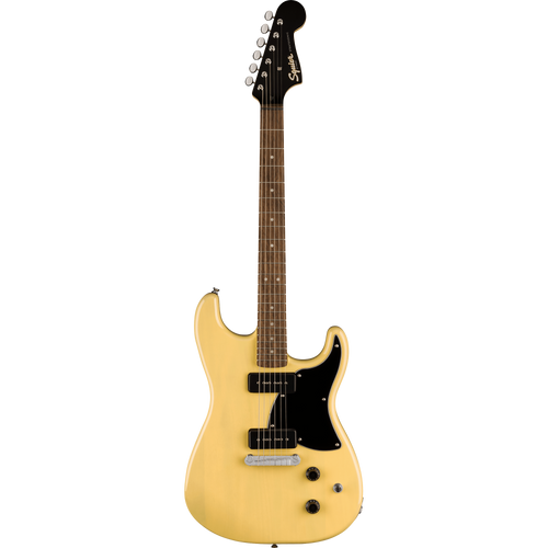 Squier Paranormal Strat-O-Sonic Electric Guitar, Laurel Fingerboard, Vintage Blonde