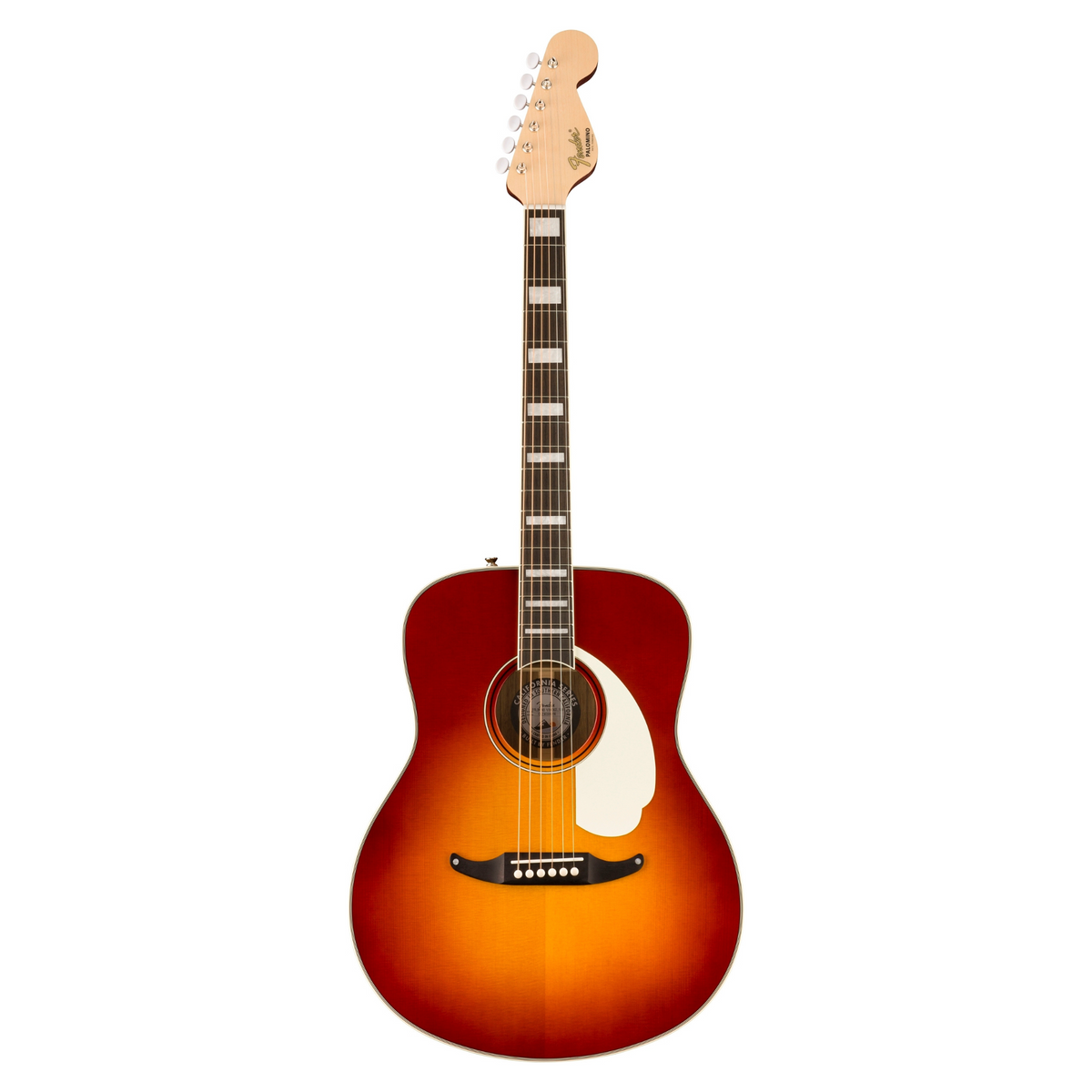 Fender Palomino Vintage Acoustic-Electric Guitar, Sienna Sunburst w/ Case