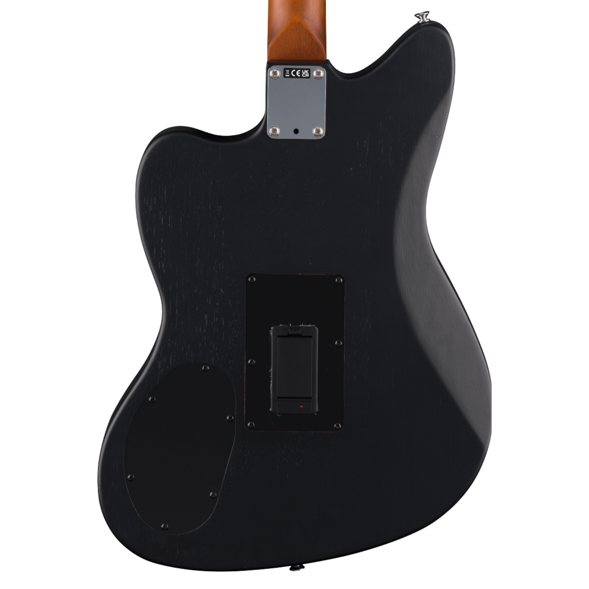 Fender Acoustasonic Standard Jazzmaster Acoustic-Electric Guitar, Black