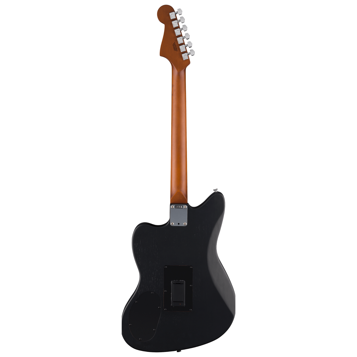 Fender Acoustasonic Standard Jazzmaster Acoustic-Electric Guitar, Black