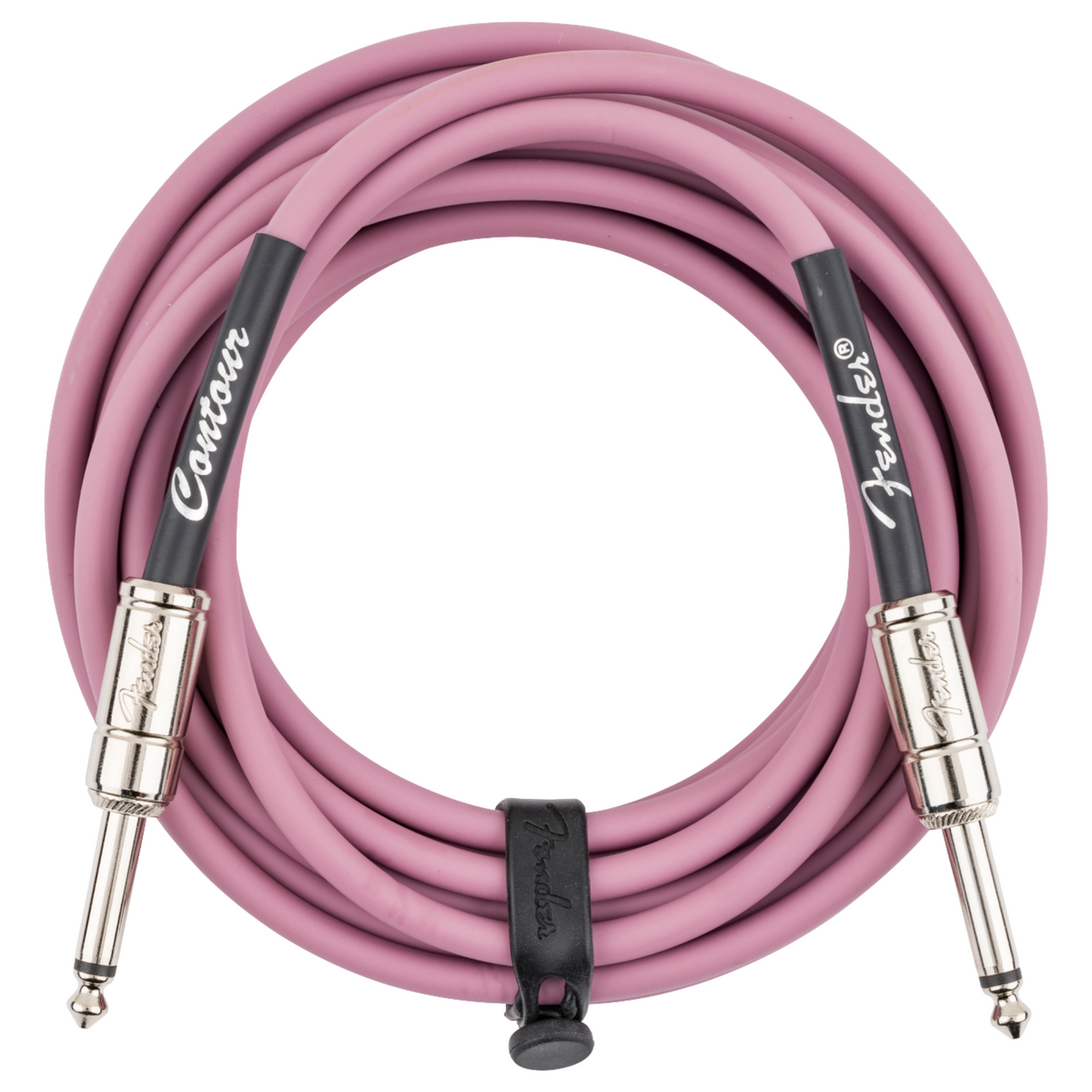Fender Contour Series 18.6' Instrument Cable, Burgundy Mist