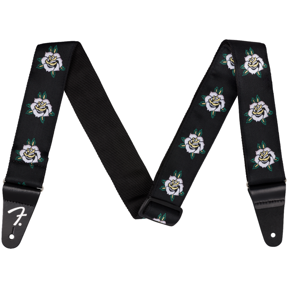 Fender 2" Rose Strap, White