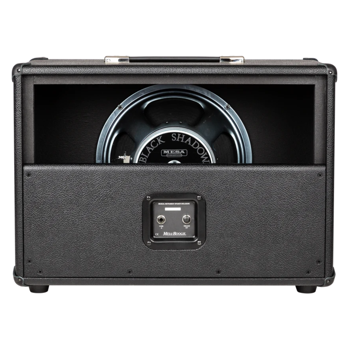 Mesa Boogie 1x12 Boogie 23" Open Back Guitar Amplifier Cabinet, Black Bronco