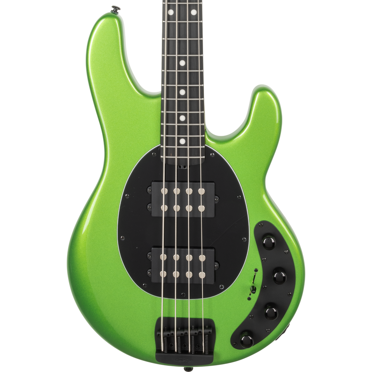 Music Man Stingray Special HH Bass, Ebony Fingerboard, Kiwi Green w/Matching Headstock