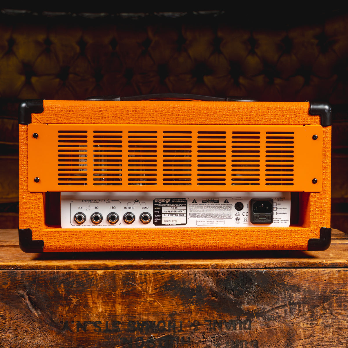 Orange Amps OR-15 15W Electric Guitar Amplifier Head, Orange - Used