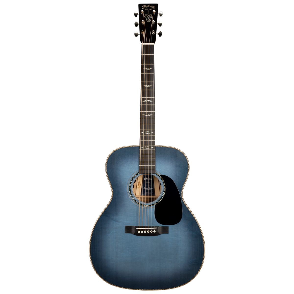 Martin Limited Edition CEO-11 Acoustic-Electric Guitar, New Horizons Blue Burst w/Hardshell Case